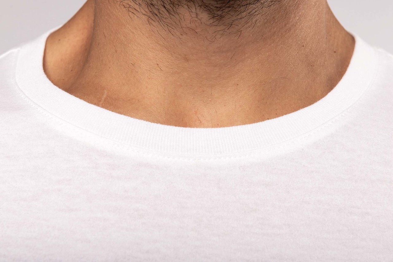 Kariban Eco-Friendly  Marine-t-shirt HEREN  Wit-Navy