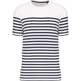 Kariban Eco-Friendly Marine-t-shirt HEREN Wit-Navy Kariban Eco-Friendly Marine-t-shirt HEREN Wit-Navy