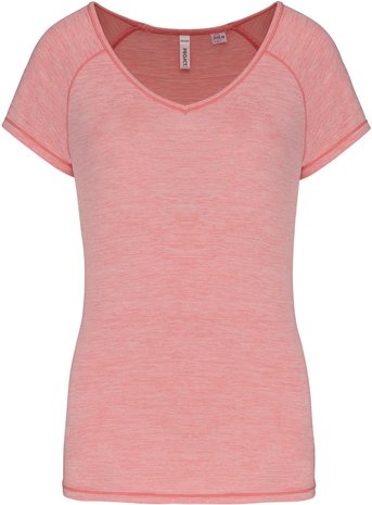 Proact Eco-Friendly Sportshirt Sportiva Donna  Marl Pink