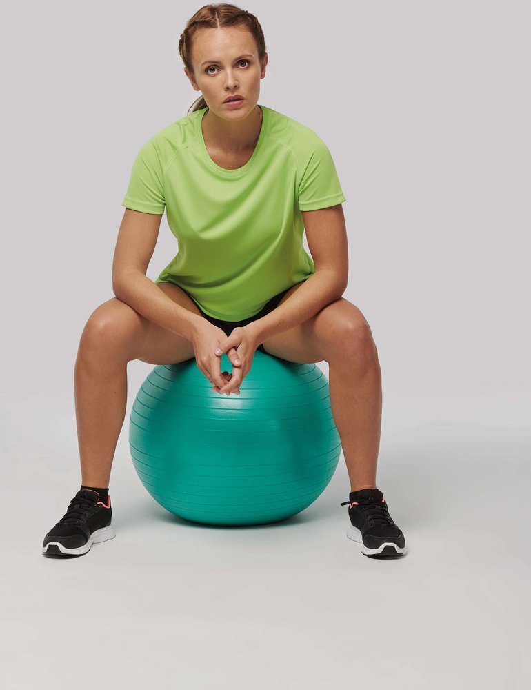 Proact Gerecycled damessport-T-shirt met ronde hals-Zwart Proact Gerecycled damessport-T-shirt met ronde hals-Zwart