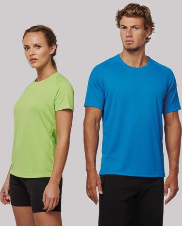 Proact Gerecycled Herensport shirt met ronde hals-Navy Proact Gerecycled Herensport shirt met ronde hals-Navy