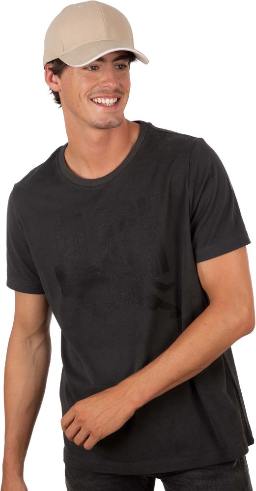 K-Up Cap van 100% Biokatoen kleur Irongrey-Pineapple K-Up Cap van 100% Biokatoen kleur Irongrey-Pineapple