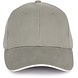K-Up Cap van 100% Biokatoen kleur Metalgrey-White K-Up Cap van 100% Biokatoen kleur Metalgrey-White