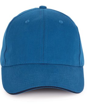 K-Up Cap van 100% Biokatoen kleur Sealblue-navyblue K-Up Cap van 100% Biokatoen kleur Sealblue-navyblue