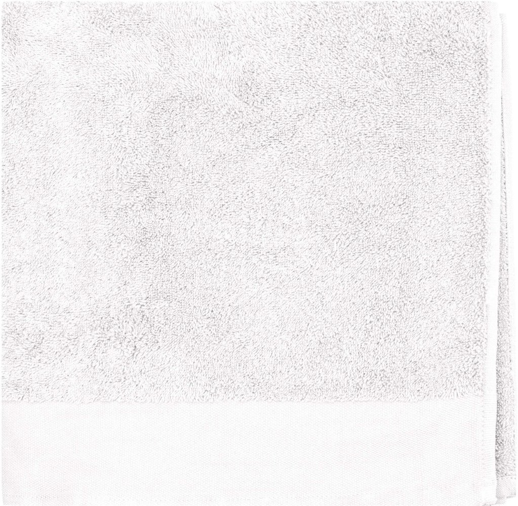 Kariban Eco-Friendly Handdoek 140 x 70 cm kleur: White, is te bedrukken