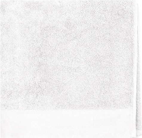 Kariban Eco-Friendly Handdoek 140 x 70 cm kleur: White, is te bedrukken