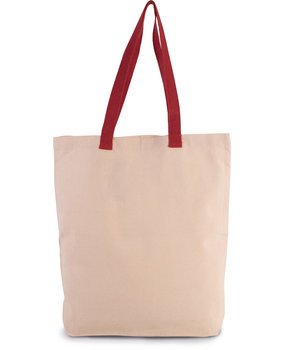 Kimood Eco-Friendly shopper kleur Natural-Cherryred