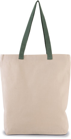 Kimood Eco-Friendly shopper kleur Natural-Dusty lightgreen Kimood Eco-Friendly shopper kleur Natural-Dusty lightgreen