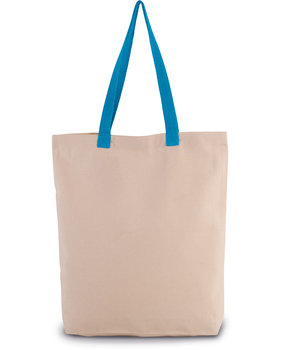 Kimood Eco-Friendly shopper kleur Natural-Surfblue