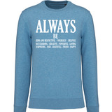 Kariban Eco-Friendly Sweater UNI Cloudly-Heather ALWAYS Kariban Eco-Friendly Sweater UNI Cloudly-Heather ALWAYS