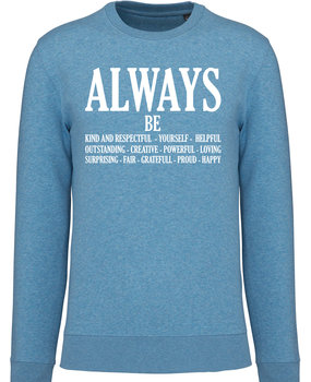 Kariban Eco-Friendly Sweater UNI Cloudly-Heather ALWAYS Kariban Eco-Friendly Sweater UNI Cloudly-Heather ALWAYS