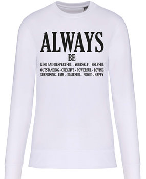 Kariban Eco-Friendly Sweater UNI White ALWAYS Kariban Eco-Friendly Sweater UNI White ALWAYS