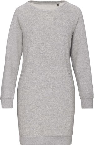 Kariban Lounge jurk Bio in fleece Lightgrey-Heather Kariban Lounge jurk Bio in fleece Lightgrey-Heather