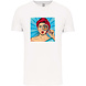 Kariban Bio-katoen UNI T-shirt met opdruk │Vrouw met Loep Kariban Bio-katoen UNI T-shirt met opdruk │Vrouw met Loep