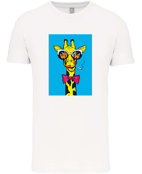 Kariban Bio-katoen T-shirt met opdruk in UNI model │Giraffe met peuk Kariban Bio-katoen T-shirt met opdruk in UNI model │Giraffe met peuk