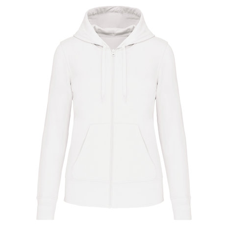 Kariban Eco-Friendly Full ZIP Hoodie│Dames│Wit