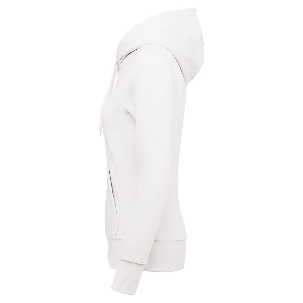 Kariban Eco-Friendly Full ZIP Hoodie│Dames│Wit