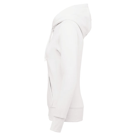 Kariban Eco-Friendly Full ZIP Hoodie│Dames│Wit