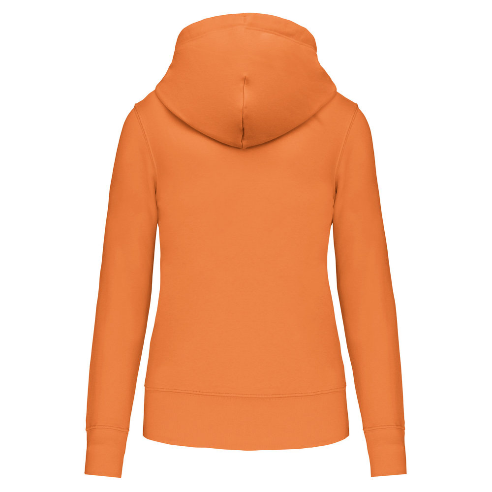 Kariban Eco-Friendly Full ZIP Hoodie│Dames│Light Orange Kariban Eco-Friendly Full ZIP Hoodie│Dames│Light Orange