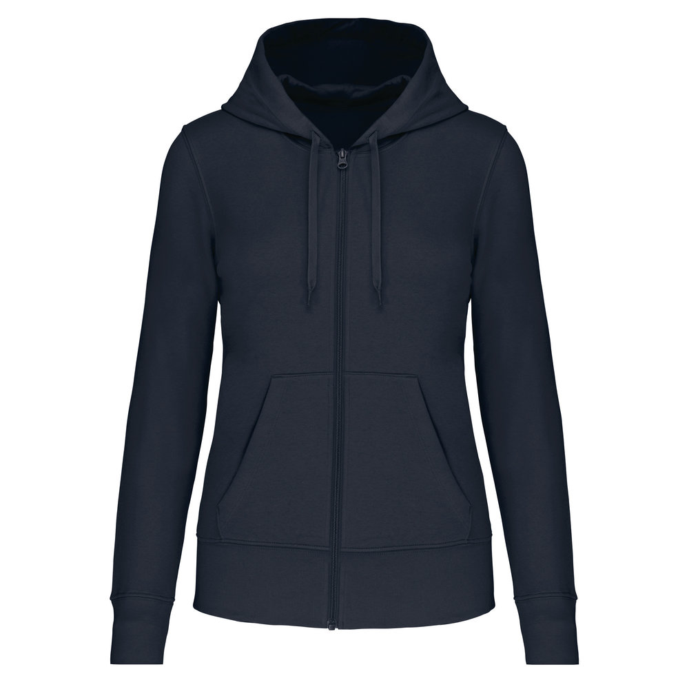 Kariban Eco-Friendly Full ZIP Hoodie│Dames│Navyblue