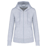 Kariban Eco-Friendly Full ZIP Hoodie│Dames│Oxford Grey Kariban Eco-Friendly Full ZIP Hoodie│Dames│Oxford Grey