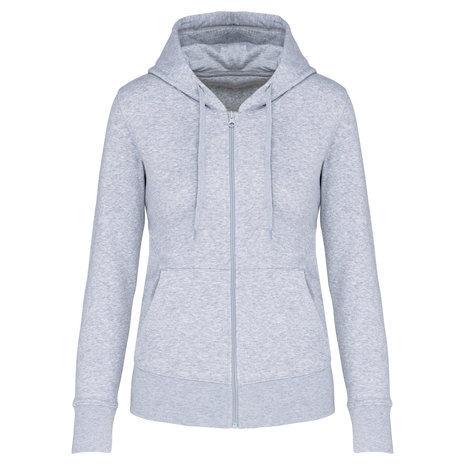 Kariban Eco-Friendly Full ZIP Hoodie│Dames│Oxford Grey Kariban Eco-Friendly Full ZIP Hoodie│Dames│Oxford Grey
