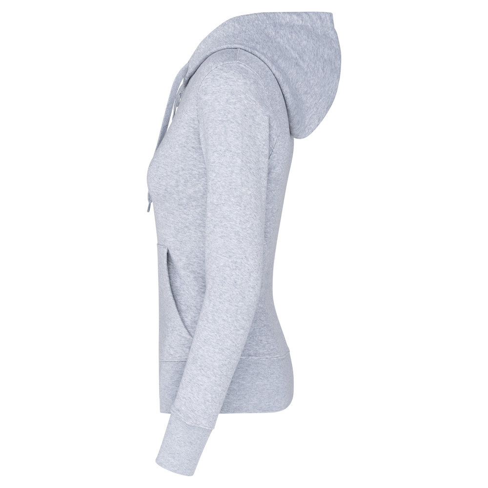 Kariban Eco-Friendly Full ZIP Hoodie│Dames│Oxford Grey Kariban Eco-Friendly Full ZIP Hoodie│Dames│Oxford Grey