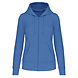 Kariban Eco-Friendly Full ZIP Hoodie│Dames│Light Roaylblue Kariban Eco-Friendly Full ZIP Hoodie│Dames│Light Roaylblue