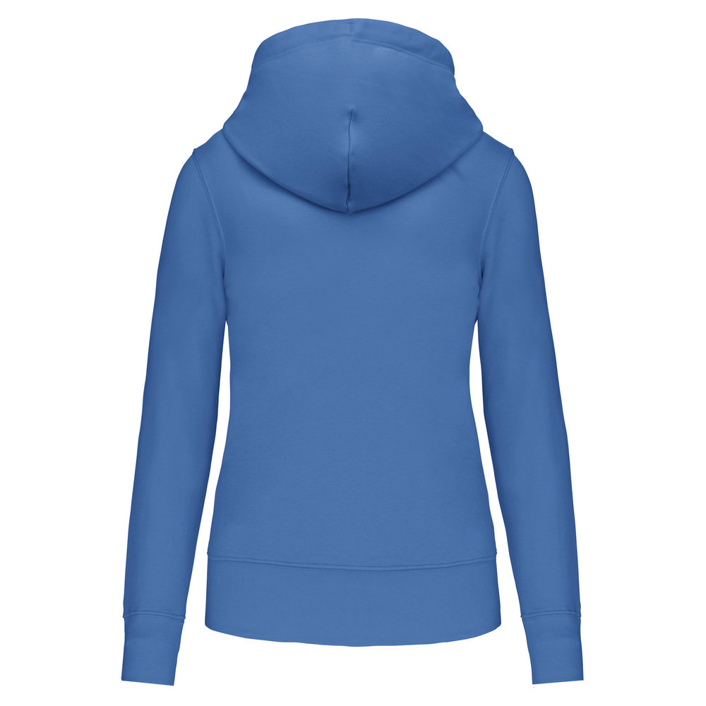 Kariban Eco-Friendly Full ZIP Hoodie│Dames│Light Roaylblue Kariban Eco-Friendly Full ZIP Hoodie│Dames│Light Roaylblue
