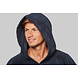 Proact Uniseks poncho met capuchon van badstof kleur navy Proact Uniseks poncho met capuchon van badstof kleur navy