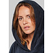 Proact Uniseks poncho met capuchon van badstof kleur navy Proact Uniseks poncho met capuchon van badstof kleur navy