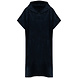 Proact Uniseks poncho met capuchon van badstof kleur navy Proact Uniseks poncho met capuchon van badstof kleur navy