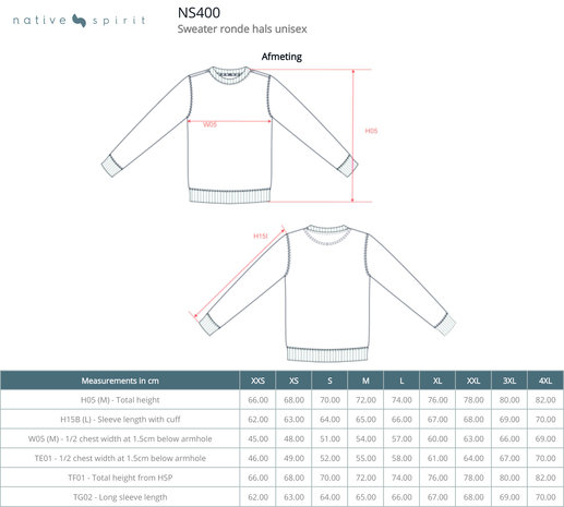 Native Spirit Native Spirit BIO Sweater│UNI│Zware kwaliteit│Poppy Red Native Spirit Native Spirit BIO Sweater│UNI│Zware kwaliteit│Poppy Red