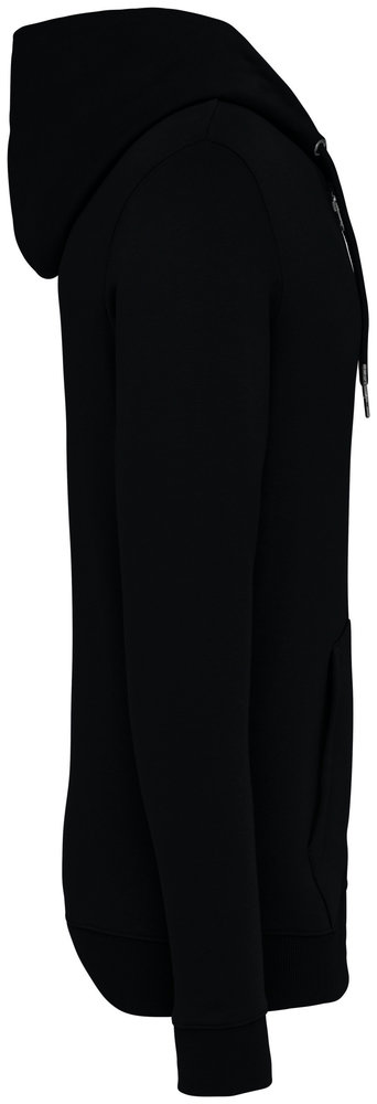 Native Spirit Native Spirit BIO Hoodie met rits│UNI│Zware kwaliteit│Black