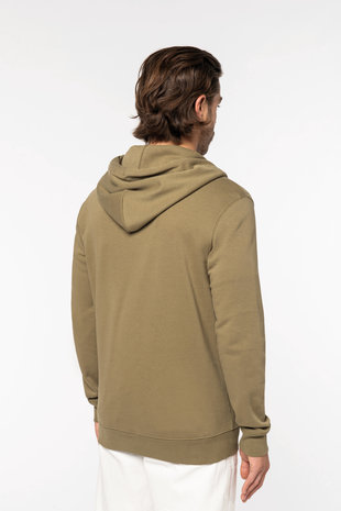 Native Spirit Native Spirit BIO Hoodie met rits│UNI│Zware kwaliteit│Light Olive Green