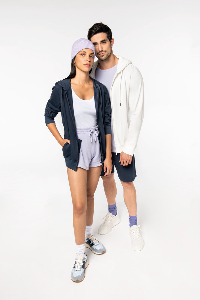 Native Spirit Native Spirit Biokatoen Terry 280 hoodie met rits│UNI│Washed Ivory