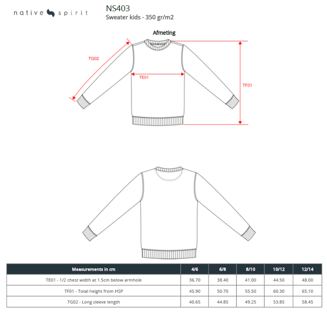 Native Spirit Native Spirit BIO Sweater│KIDS│Zware kwaliteit│Aquamarine Native Spirit Native Spirit BIO Sweater│KIDS│Zware kwaliteit│Aquamarine