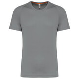 Proact Gerecycled Herensport shirt met ronde hals-Fine Grey Proact Gerecycled Herensport shirt met ronde hals-Fine Grey