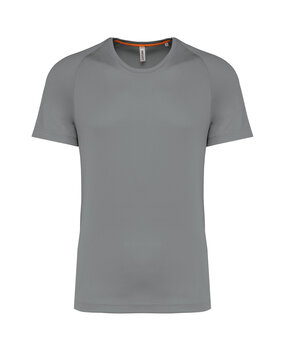 Proact Gerecycled Herensport shirt met ronde hals-Fine Grey Proact Gerecycled Herensport shirt met ronde hals-Fine Grey