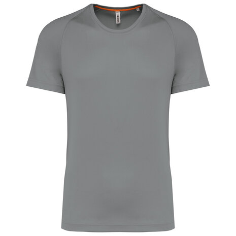 Proact Gerecycled Herensport shirt met ronde hals-Fine Grey