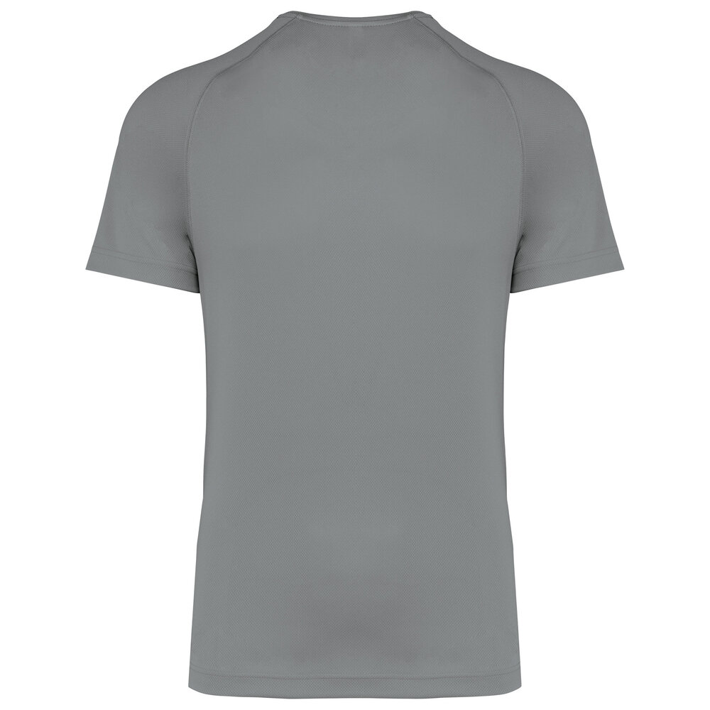 Proact Gerecycled Herensport shirt met ronde hals-Fine Grey
