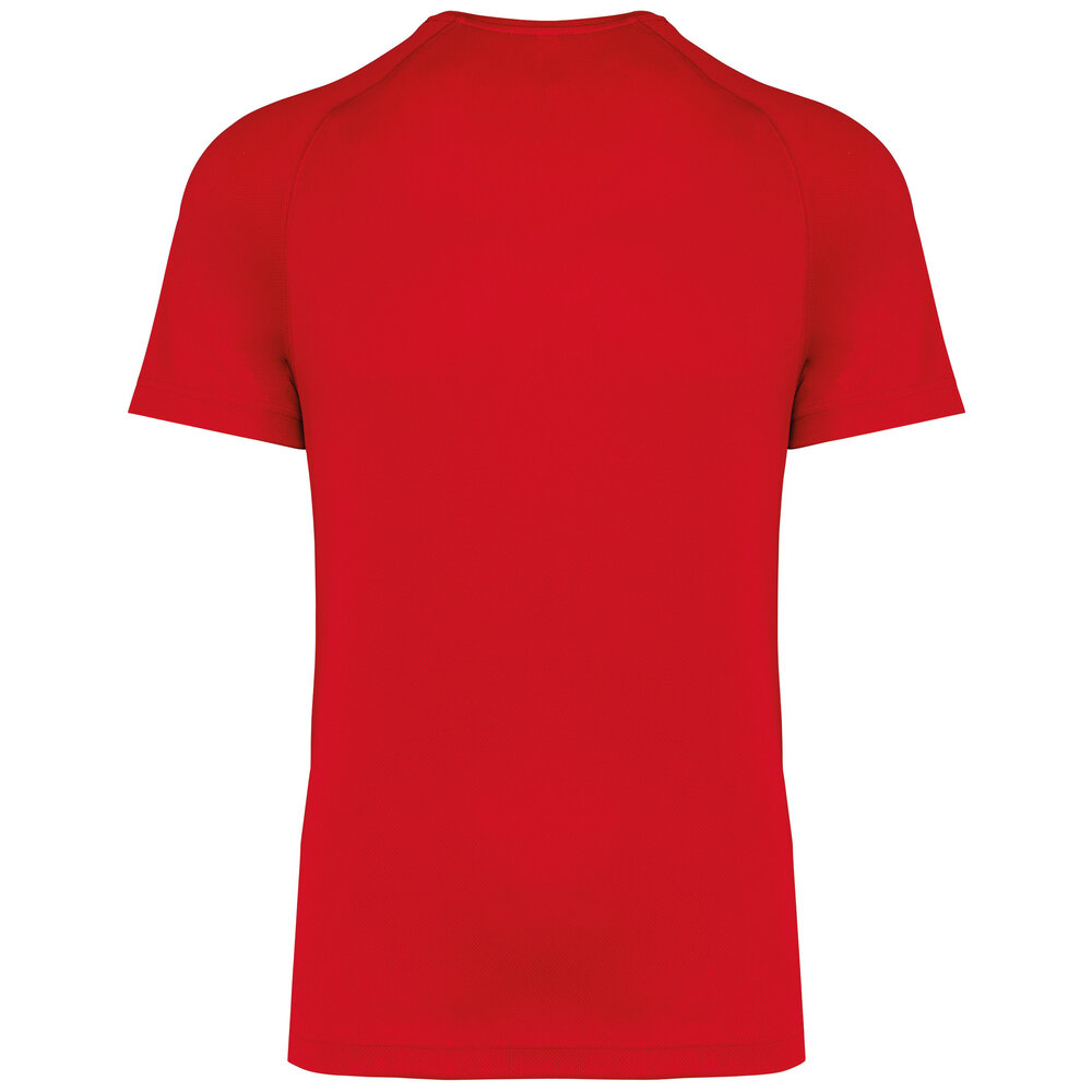 Proact Gerecycled Herensport shirt met ronde hals-Rood Proact Gerecycled Herensport shirt met ronde hals-Rood