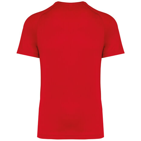Proact Gerecycled Herensport shirt met ronde hals-Rood Proact Gerecycled Herensport shirt met ronde hals-Rood