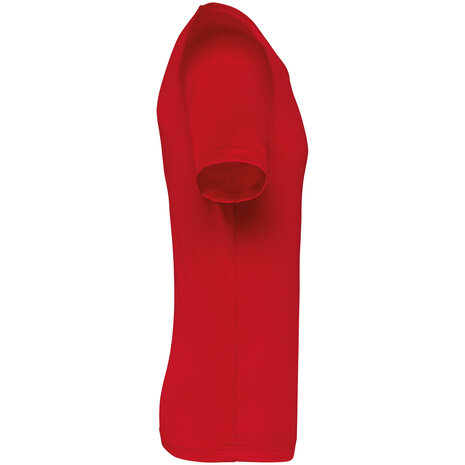 Proact Gerecycled Herensport shirt met ronde hals-Rood Proact Gerecycled Herensport shirt met ronde hals-Rood