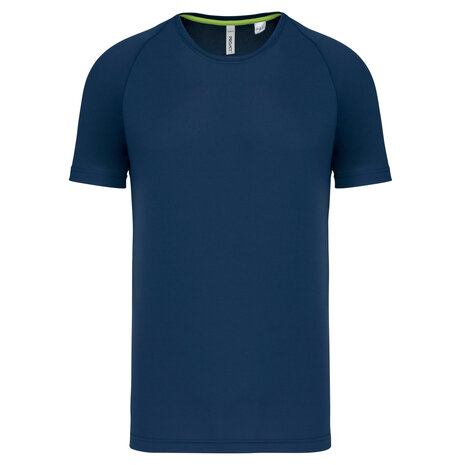 Proact Gerecycled Herensport shirt met ronde hals-Navy Proact Gerecycled Herensport shirt met ronde hals-Navy