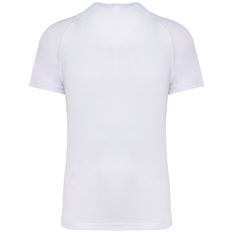 Proact Gerecycled Herensport shirt met ronde hals-Wit Proact Gerecycled Herensport shirt met ronde hals-Wit