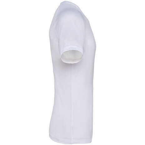 Proact Gerecycled Herensport shirt met ronde hals-Wit Proact Gerecycled Herensport shirt met ronde hals-Wit