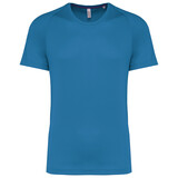 Proact Gerecycled Herensport shirt met ronde hals-aquablue Proact Gerecycled Herensport shirt met ronde hals-aquablue