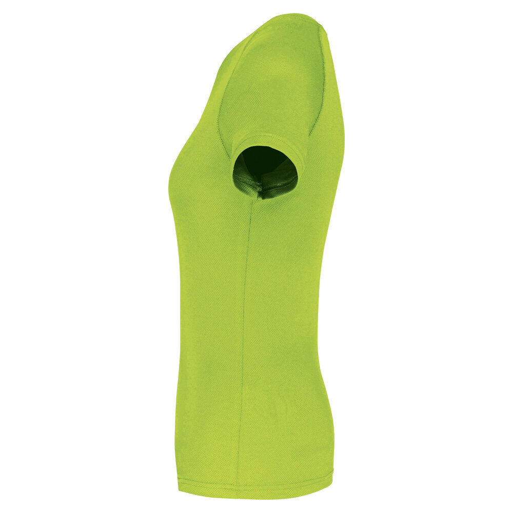 Proact Gerecycled damessport-T-shirt met ronde hals-Lime Proact Gerecycled damessport-T-shirt met ronde hals-Lime