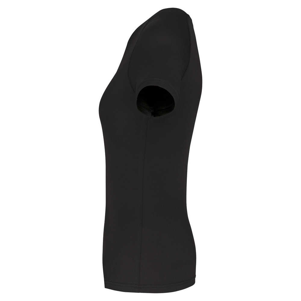 Proact Gerecycled damessport-T-shirt met ronde hals-Zwart Proact Gerecycled damessport-T-shirt met ronde hals-Zwart